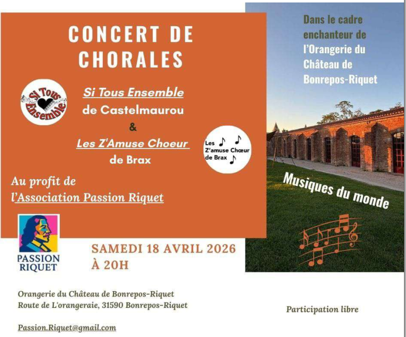 Concert de Chorales Chateau Bonrepos-Riquet
