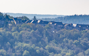 Najac vu de  Courbières 