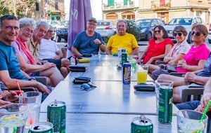 Pot de fin de randonnée à Laguépie (Tarn et Garonne)
