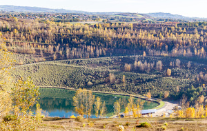 Lac Sainte Marie vu du côté du Parc de Titans