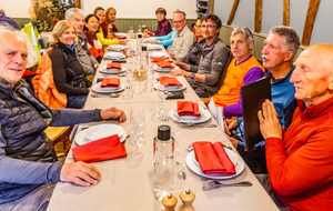 Restaurant  Lou Bourdié  pour le repas annuel de la convivialité.