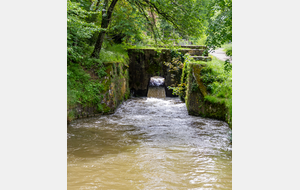 Arrivée de la rigole du Canal du Midi