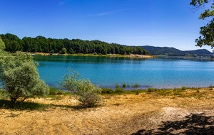  Lac de Montbel rive  Est avant le 1er barrage