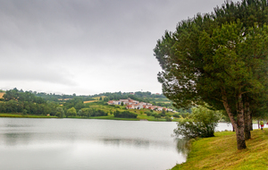 Vue sur la rive de départ