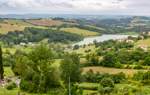 Carla-Bayle, vue sur le lac