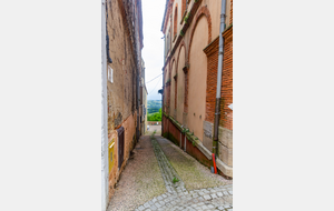 Carla-Bayle, accès à ma promenade du Temple (Cantou de la poste)