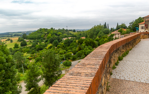 Carla-Bayle, promenade du temple (remparts sud)