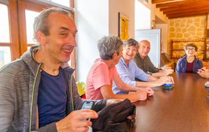 Pot de fin de randonnée à Carla-Bayle