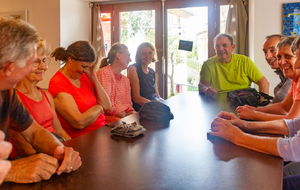 Pot de fin de randonnée à Carla-Bayle