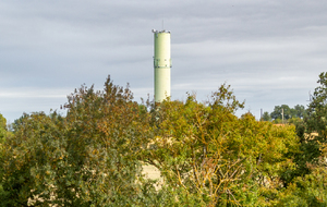 Chateau d'eau du Cabousset vu du Petit Malehaut
