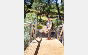 Bandol: chemin des douaniers , passerelle