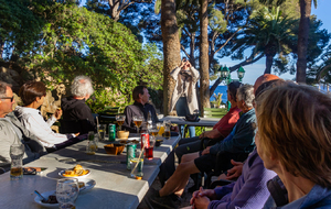 Pot de fin de rando au VTF Clairefont de Bandol