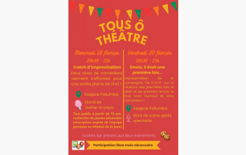 Theatre à Saint Jean 18 et 20 Février 2026