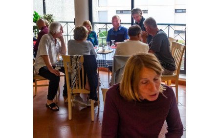Bandol: Salle de restaurant du VTF , 1er repas du Soir
