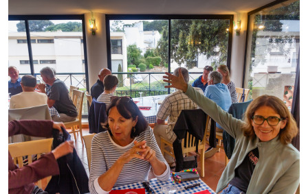 Bandol: Salle de restaurant du VTF , 1er repas du Soir